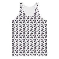Mad Cow Repeated llustrated by Robert Bowen Unisex Tank Top - Robert Bowen Tees